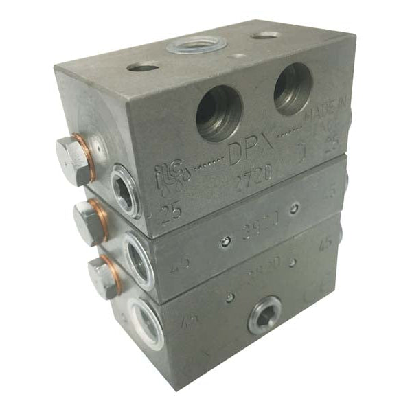 Alemlube 5 outlets (3 section) DPX3-5