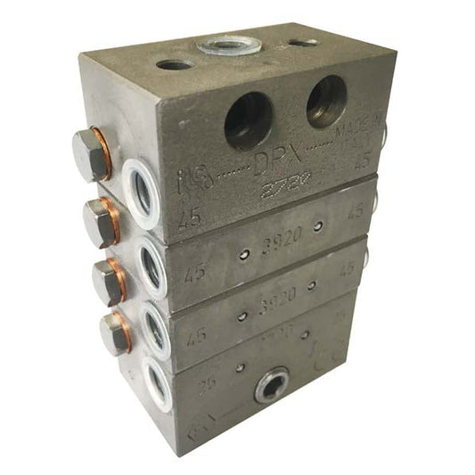Alemlube 8 outlets (4 section) DPX4-8