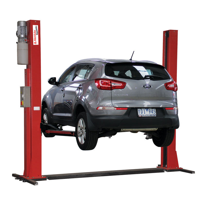 Alemlube Automotive 4.0t 2-Post Hydraulic Floor Base Hoist AA40FB2P-240V