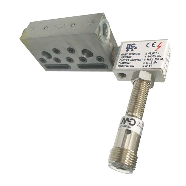 Alemlube DPX105 end divider section including prox/plug 2.C.105.D.3I.M10.M12