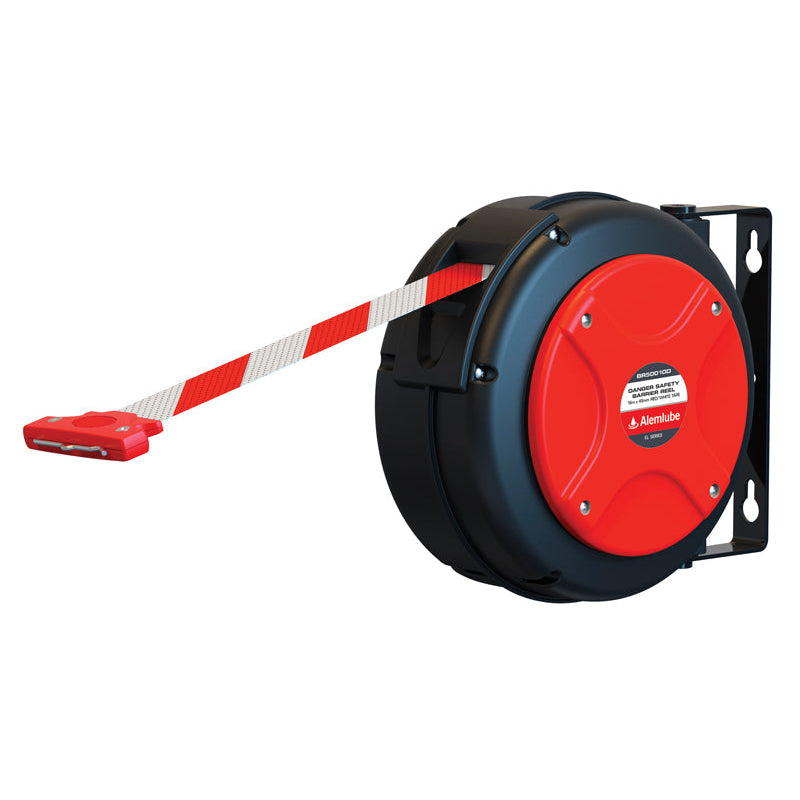 Alemlube Danger Safety Barrier Reel BR50010D
