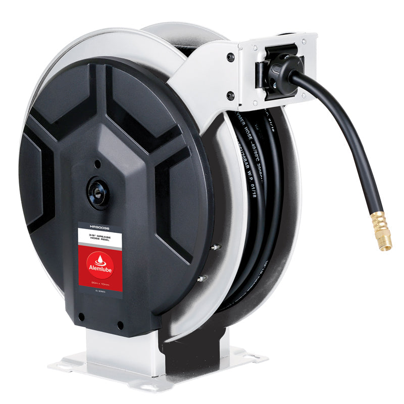 Alemlube EL Series Grease Spring Rewind Hose Reel HR90096