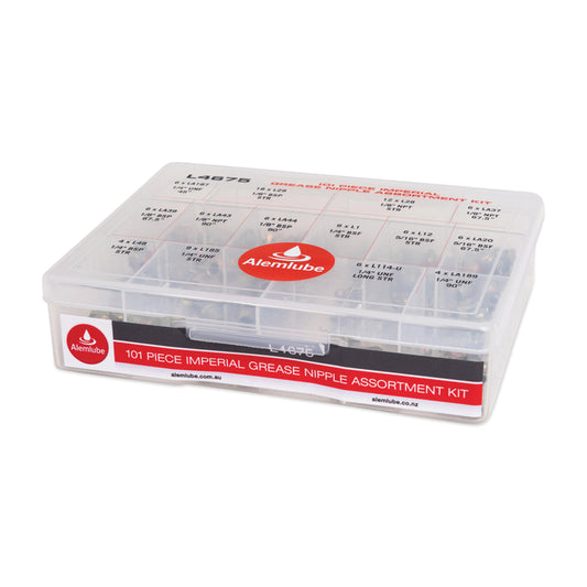 Alemlube Imperial Grease Nipple Assortment Kit L4675