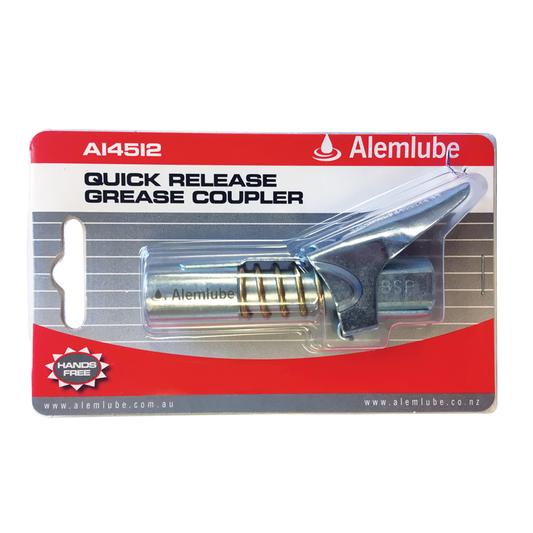 Alemlube Quick Release Grease Gun Coupler A14512