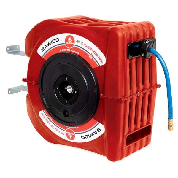 Alemlube S Series Air & Water Hose Reel - 10mm x 16m SAW100