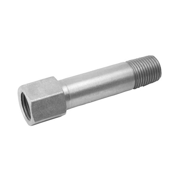 Alemlube adaptor 1/8 BSP male x M10/1 female - 21mm long 1000696
