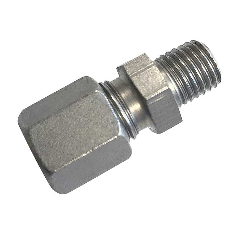 Alemlube straight connector 6mm tube x M8/1 6101047