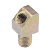 Aluminium - 90  1/8" BSP (f) to 1/4" UNF (m) A-15-B