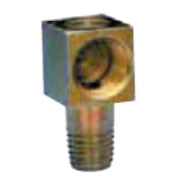 Aluminium - 90  1/8" BSP (f) to 1/8" BSP (m) A-14-B