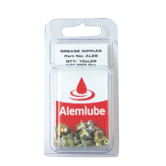 DISPLAY PACK OF 10 1/8" BSP STR AL29