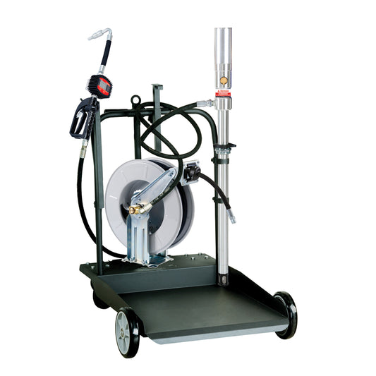 EL Series Mobile 205L Oil Transfer Kit with Meter & Hose Reel O30070