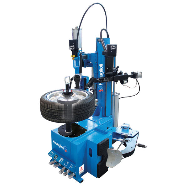 Leverless 26" tyre changer - with under tyre inflation device, Wheel Lifter and assist arm (Centre mount) G8945ITV.26S