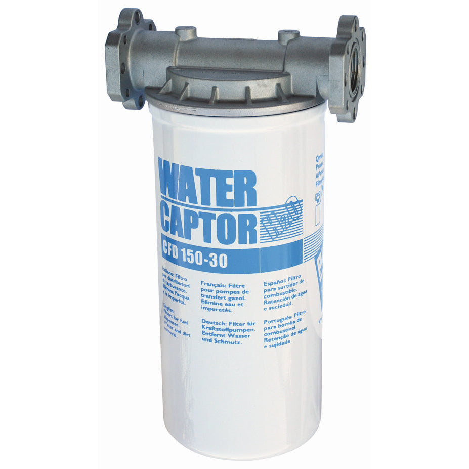 Piusi 1" BSPTF Diesel Filter with Steel Bowl - 150L/min 611110