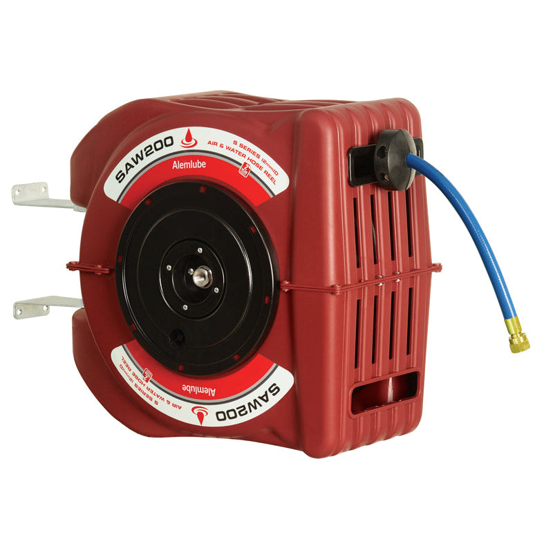S Series Air & Water Hose Reel - 12mm x 13m SAW200