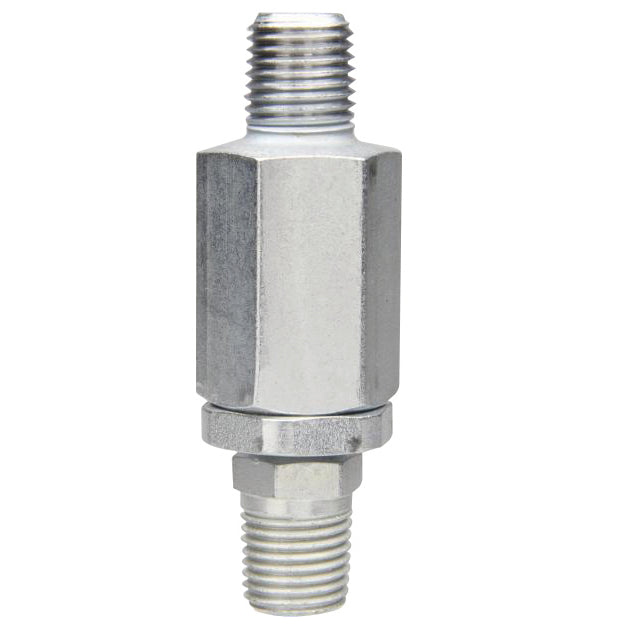 Alemite Swivel, Straight, 1/4" NPT(m) x 1/4"NPT(m) 321320