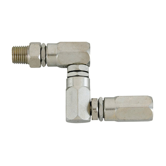 Alemite Swivel, Z type, 1/4" NPT(m) x 1/4" NPT(m) 331107