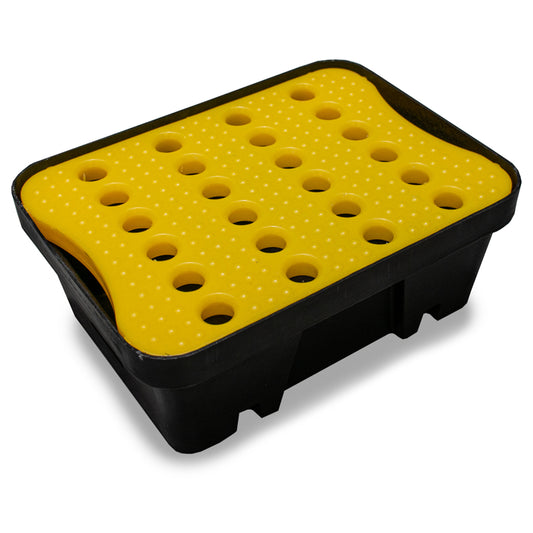 Alemlube 10L Spill Tray with Platform ST1-10-YE-BK