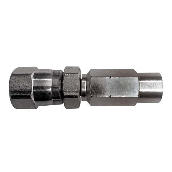 Alemlube 8.3mm swaged 7/16"JIC hose end with sleeve 100120200-0704