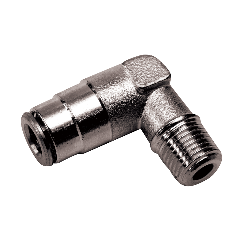 Alemlube 90&deg; elbow 6mm tube x 1/8 BSP H0040031